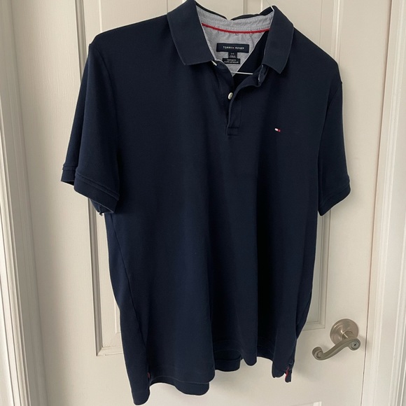 Men’s navy blue Tommy Hilfiger Shirt - Picture 3 of 4